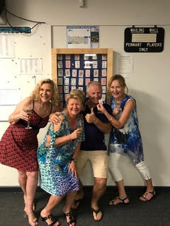 Winner of Chase the Ace - Gayle E. and friends, Trish and Fiona