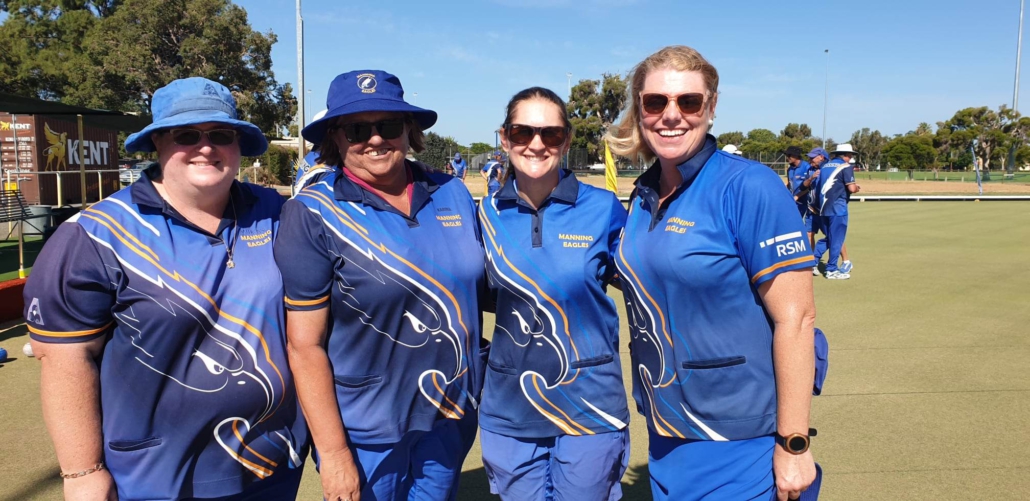 Finalists: 2022/23 Ladies Pairs: Saffronne Karina Laura Helen