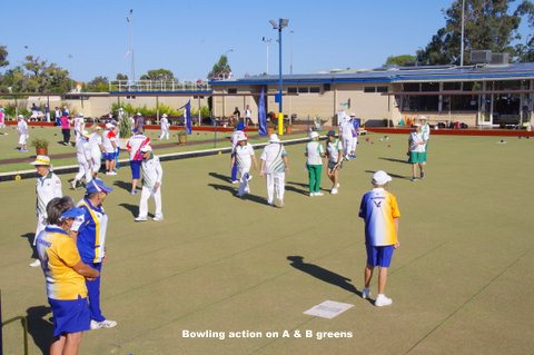 Afternoon bowls on A & B greens