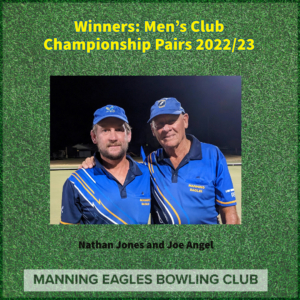 Mens Pairs Champions Mens Pairs Champions