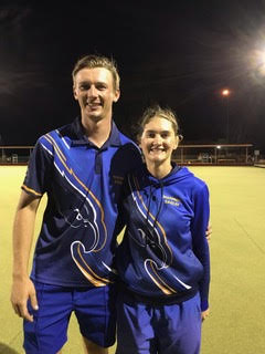 Winners Mixed Pairs 2021 - Laura Merz and Jaxon Butler Winners Mixed Pairs 2021